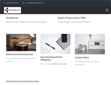 Tablet Screenshot of hinesleyinc.com